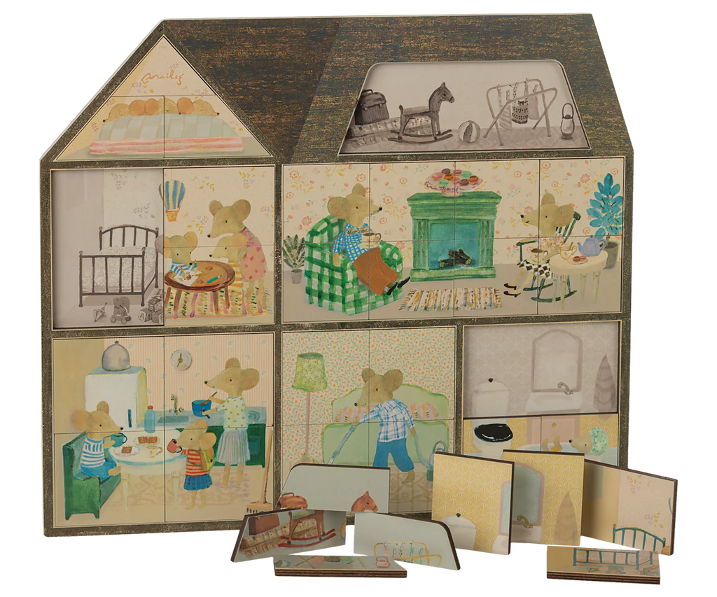 Maileg - Mouse hole Farmhouse puzzle