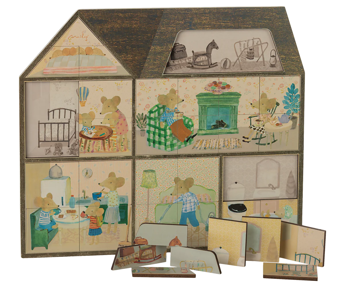 Maileg - Mouse hole Farmhouse puzzle