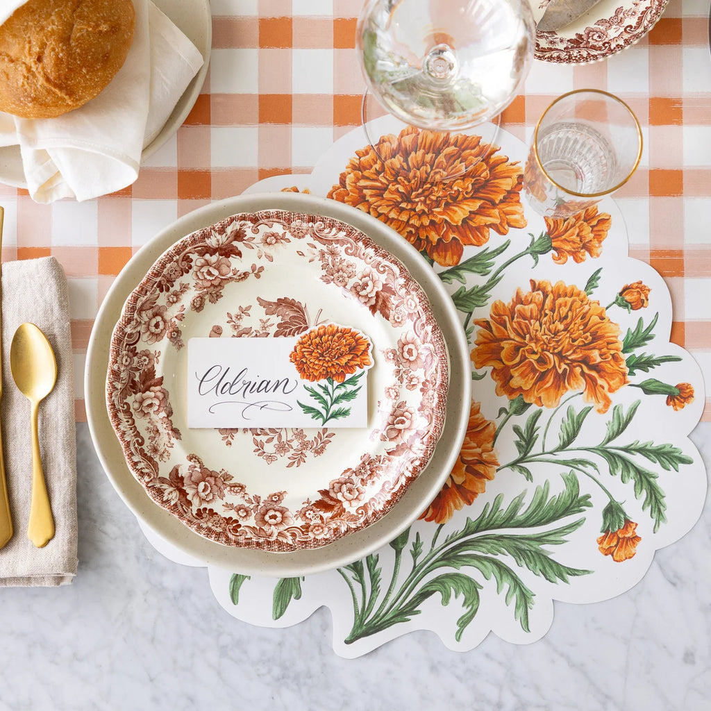 Hester & Cook “Marigold Bouquet” Placemats