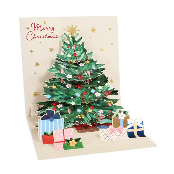 Christmas Tree Pop-up Greeting Card with Envelope
