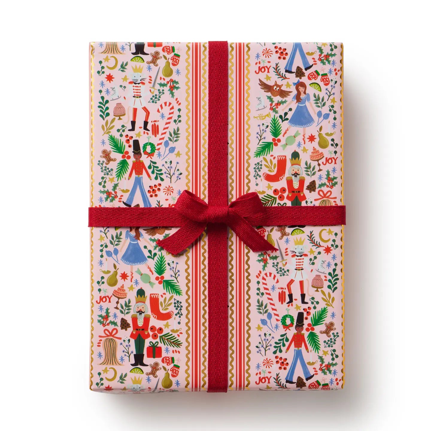 Holly Jolly Nutcracker Holiday Wrapping Roll