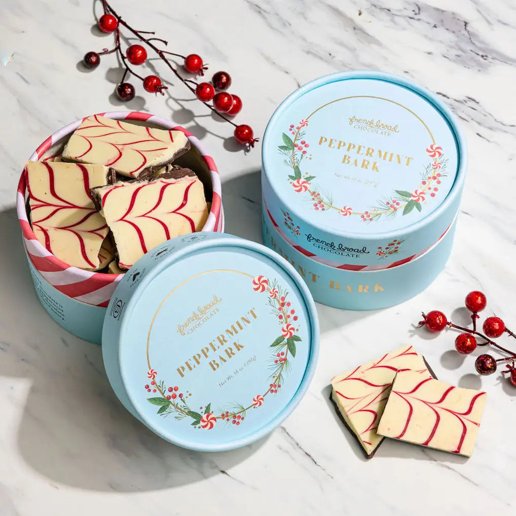 French Broad Chocolate Peppermint Bark