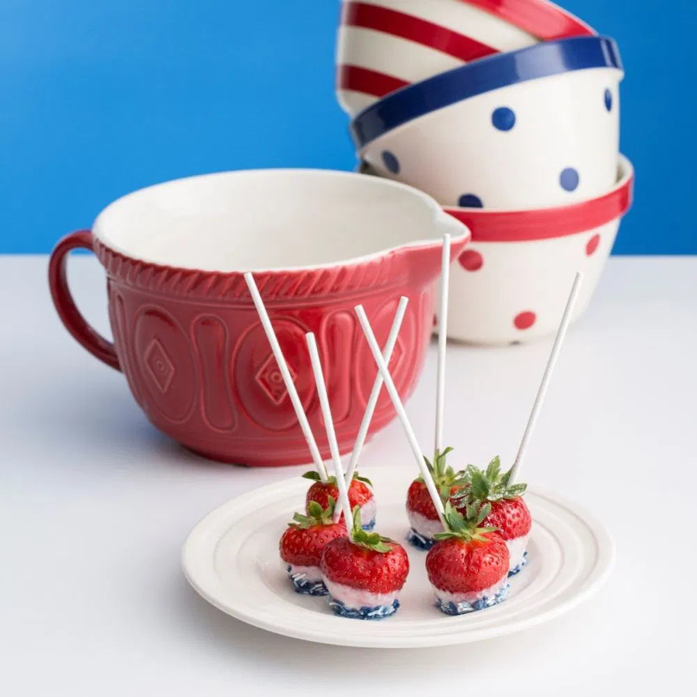 Mason Cash Color Mix 2 Qt Batter Bowl | Red