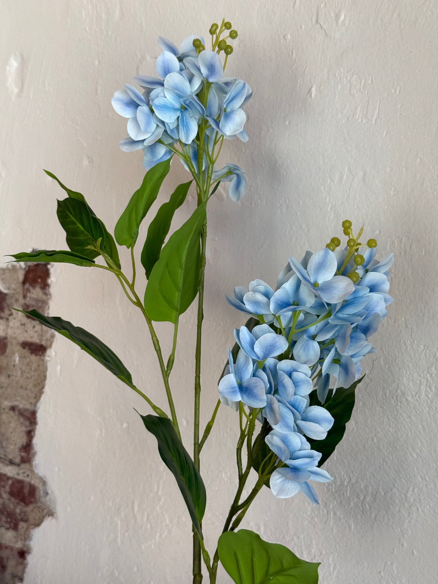 29.5” Hydrangea Spray, Blue