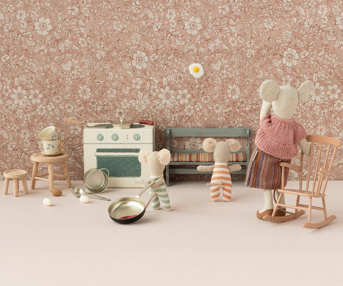 Maileg - Rocking Chair, Dark Powder