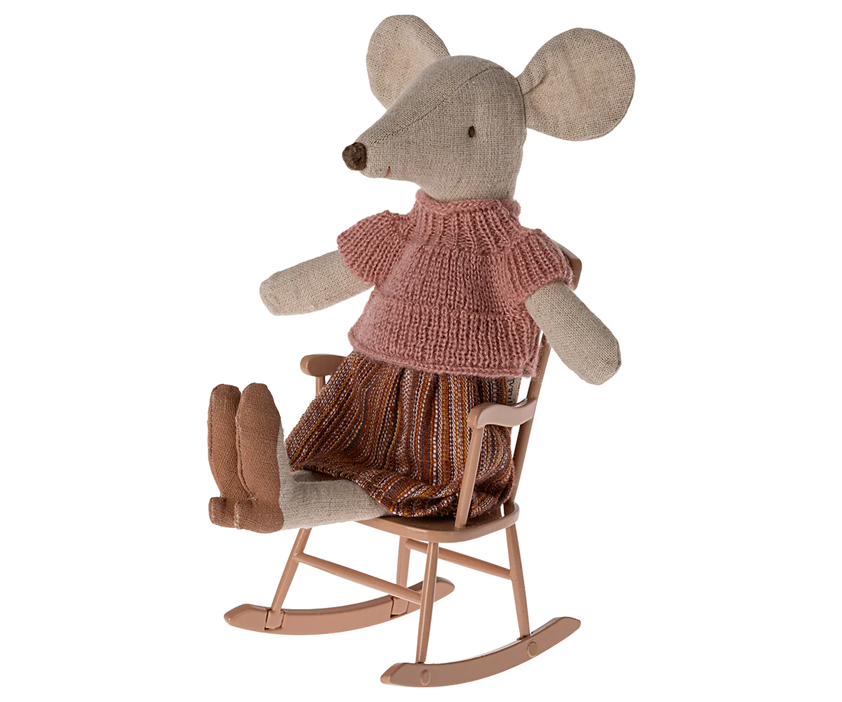 Maileg - Rocking Chair, Dark Powder