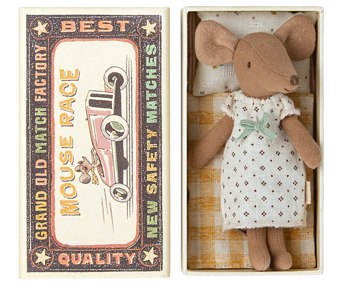 Maileg - Big Sister Mouse in Matchbox