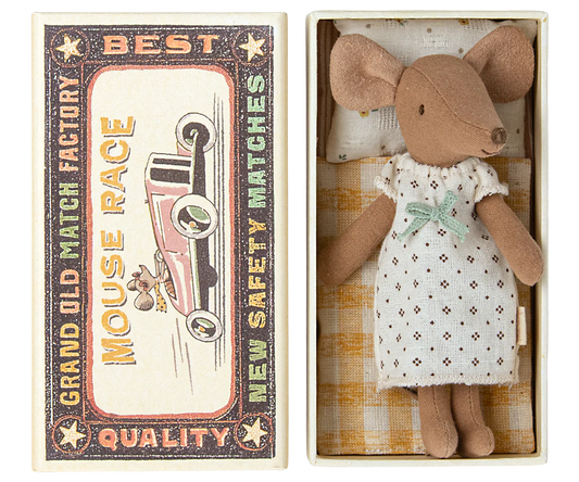 Maileg - Big Sister Mouse in Matchbox