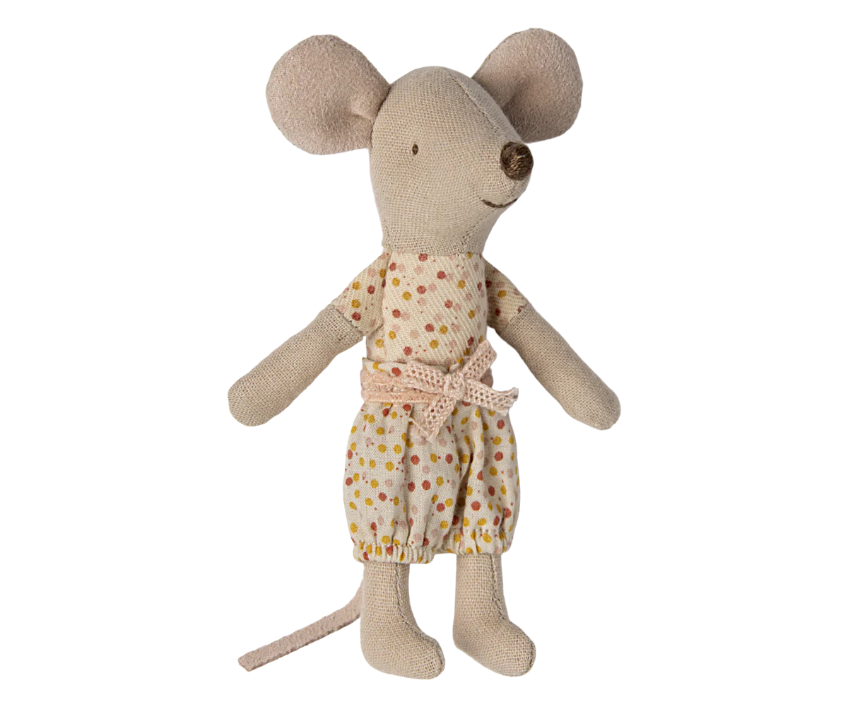 Maileg - Little Sister Mouse in Matchbox