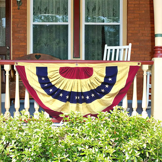 Aged Flag Bunting - 55” x 29”