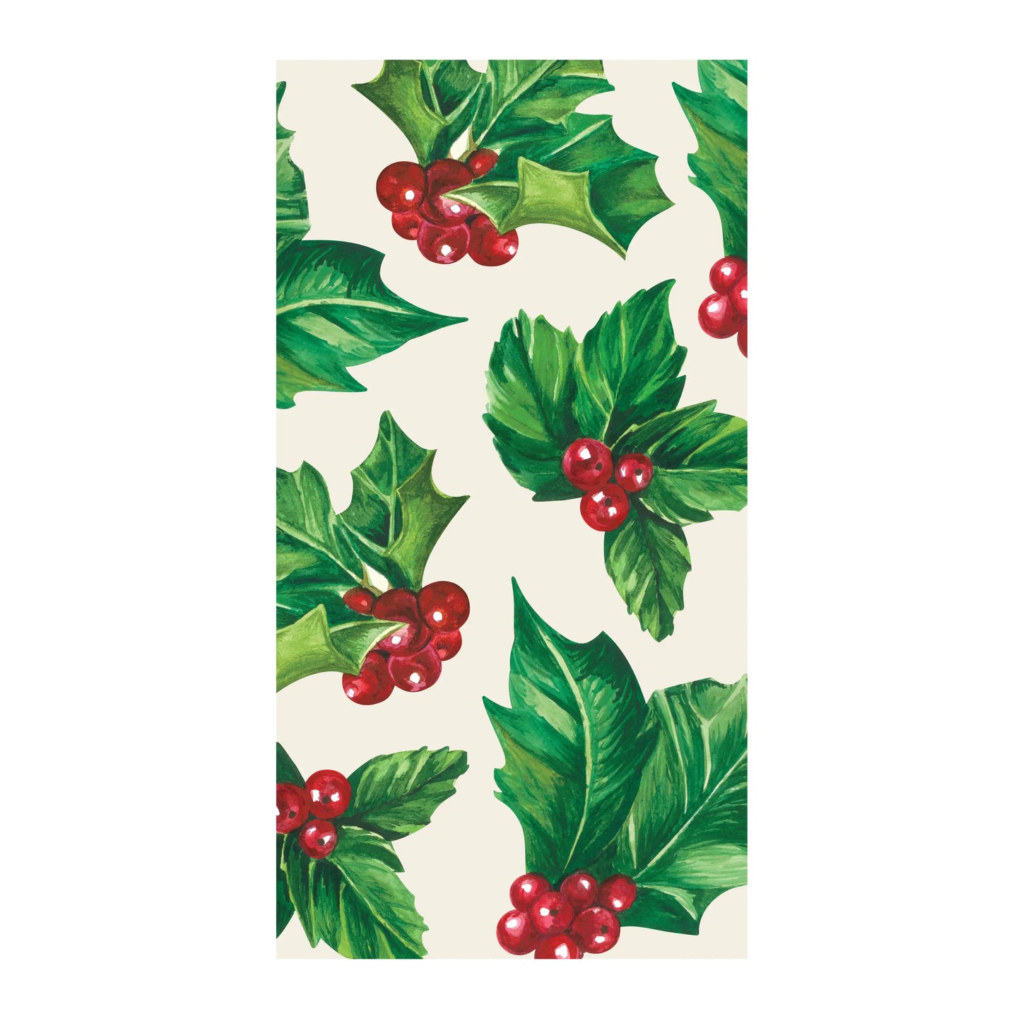 Hester & Cook Holly Guest Napkin - pack of 16