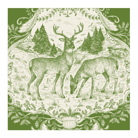Hester & Cook Fable Toile Cocktail Napkin - Pack of 20