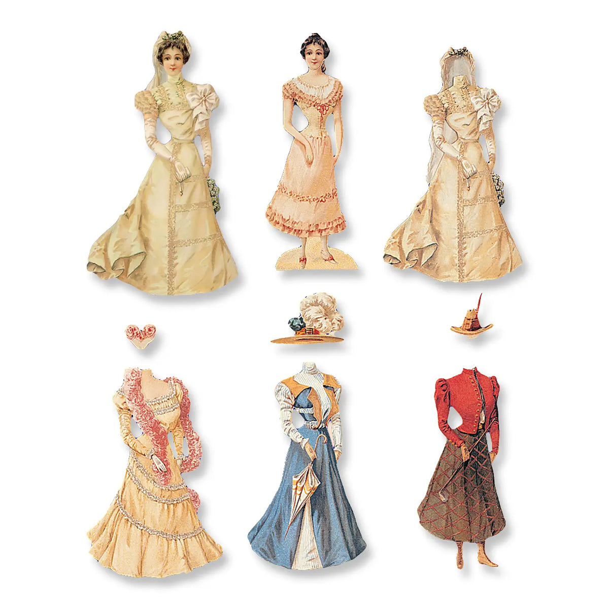 The Bride Dress-Up Paper Dolls
