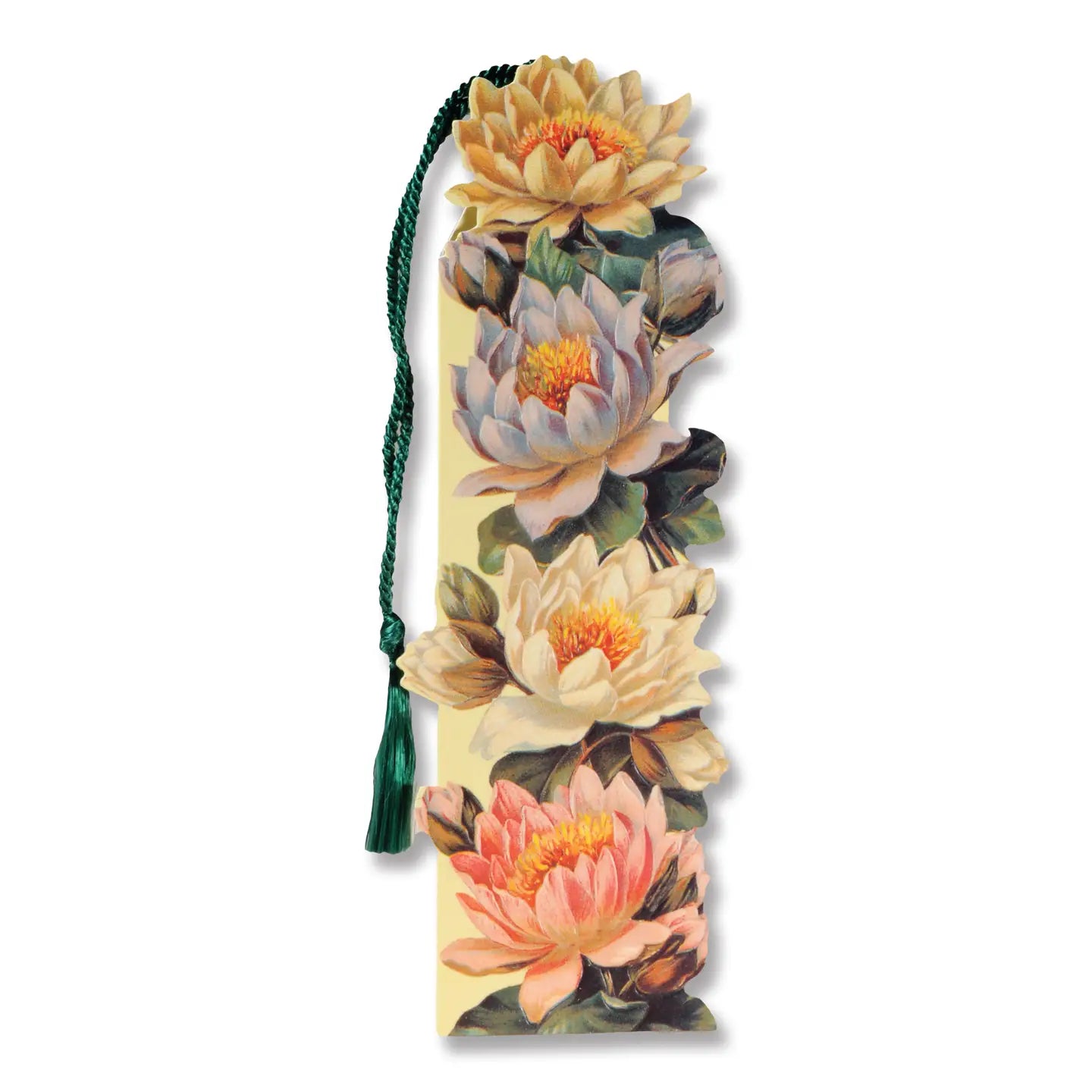 Water Lilies Floral Bookmark Card