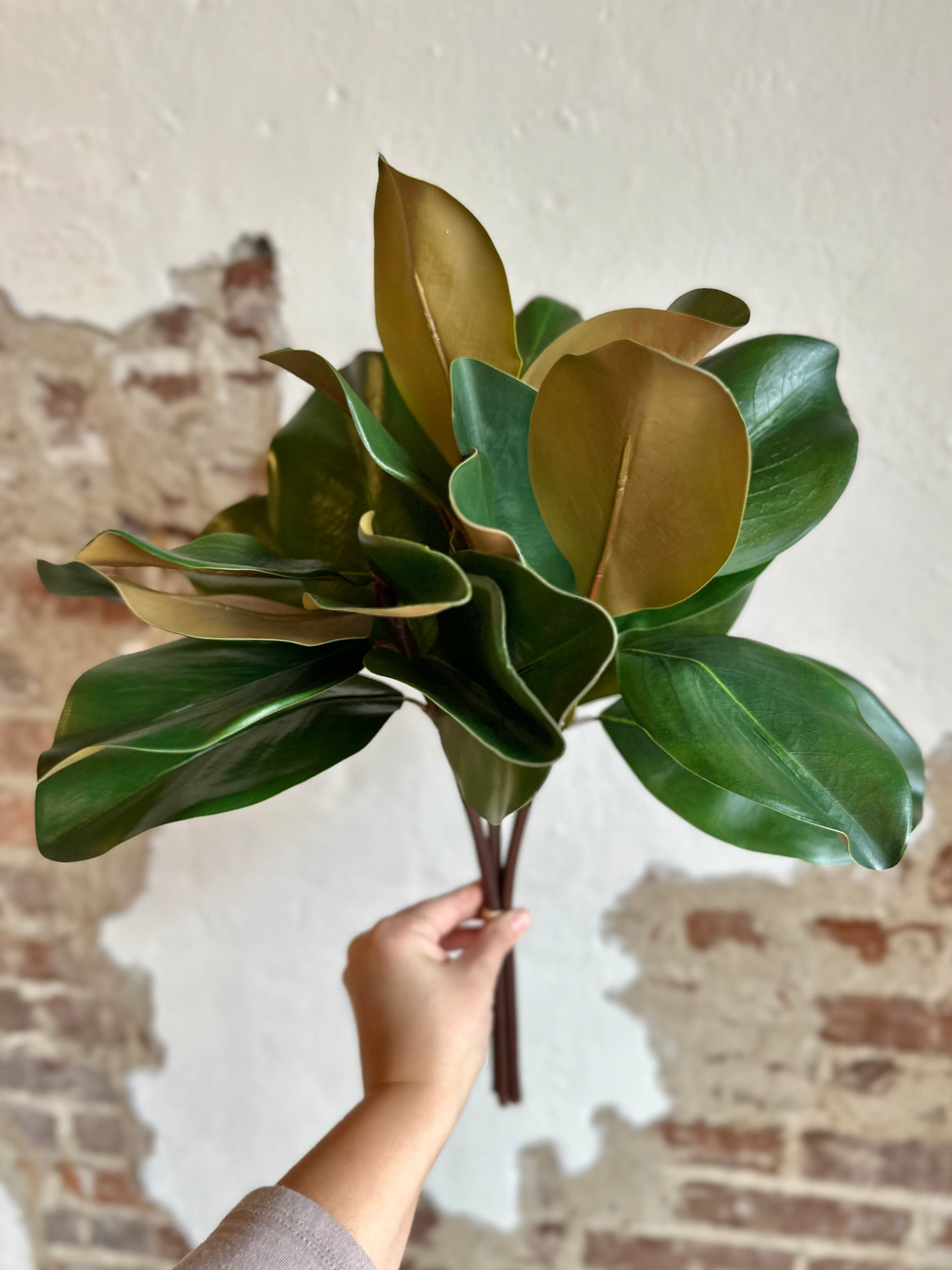 18"L MAGNOLIA LEAF BUNDLE