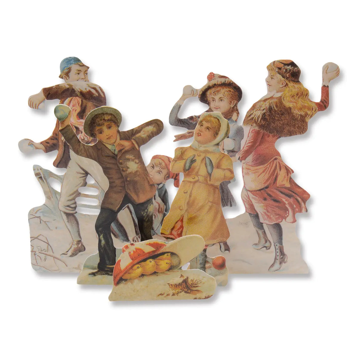 Snowball Fight 3D Christmas Card