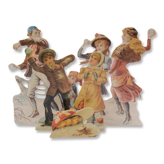 Snowball Fight 3D Christmas Card