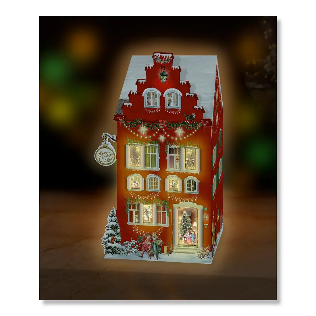 3D Led Christmas House Advent Calendar