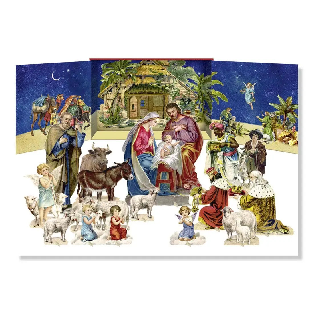 Free Standing Nativity Scene