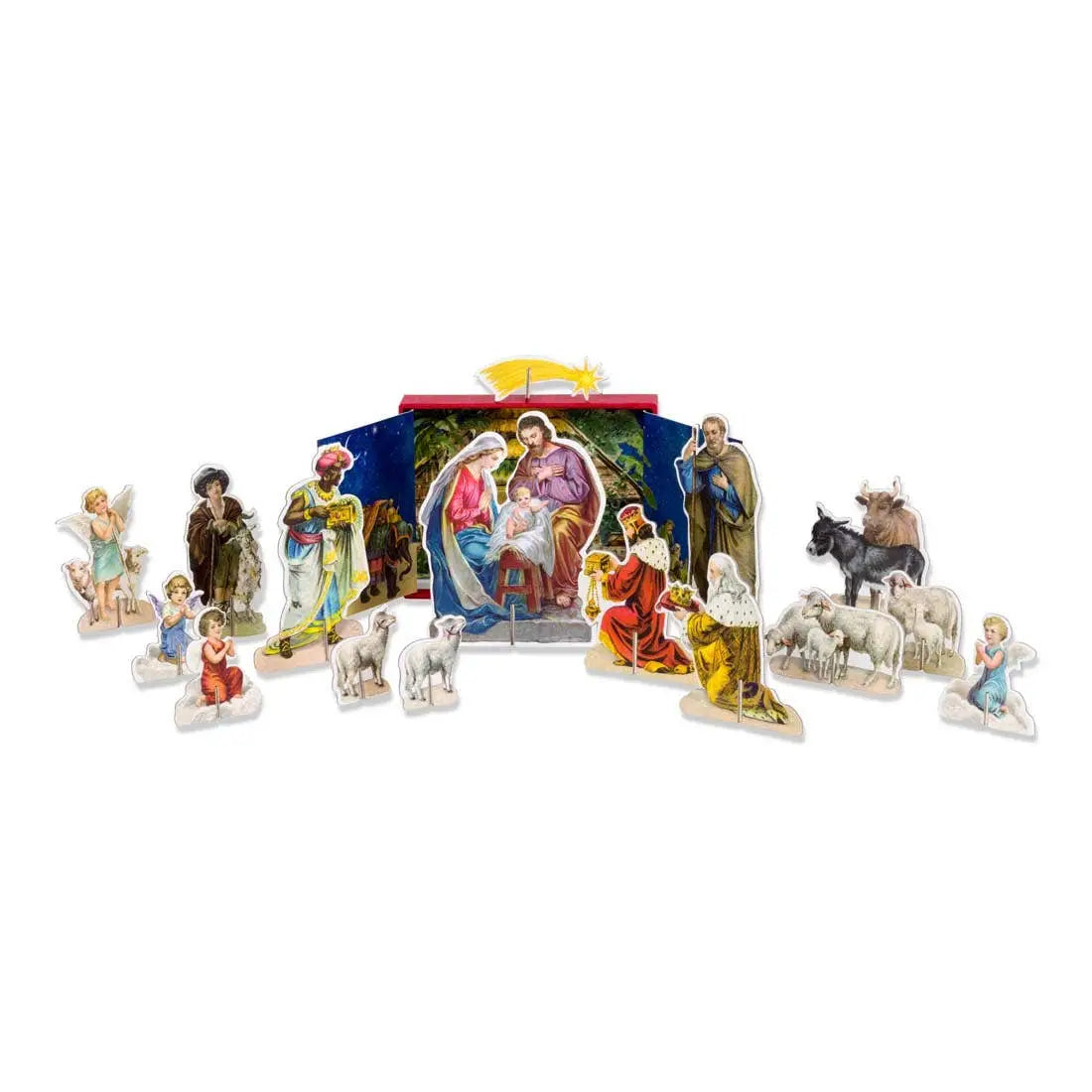 Free Standing Nativity Scene