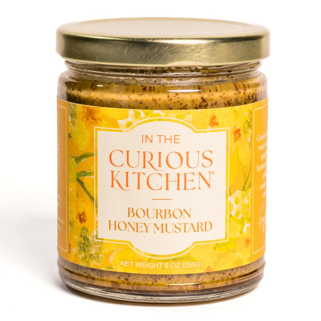 Bourbon Honey Mustard 9 oz | Small Batch Gourmet Mustard