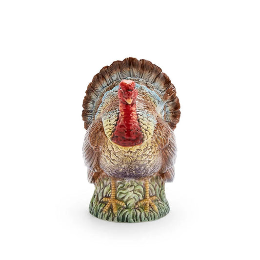 Woodland Turkey Gravy Boat and Ladle, 14 oz