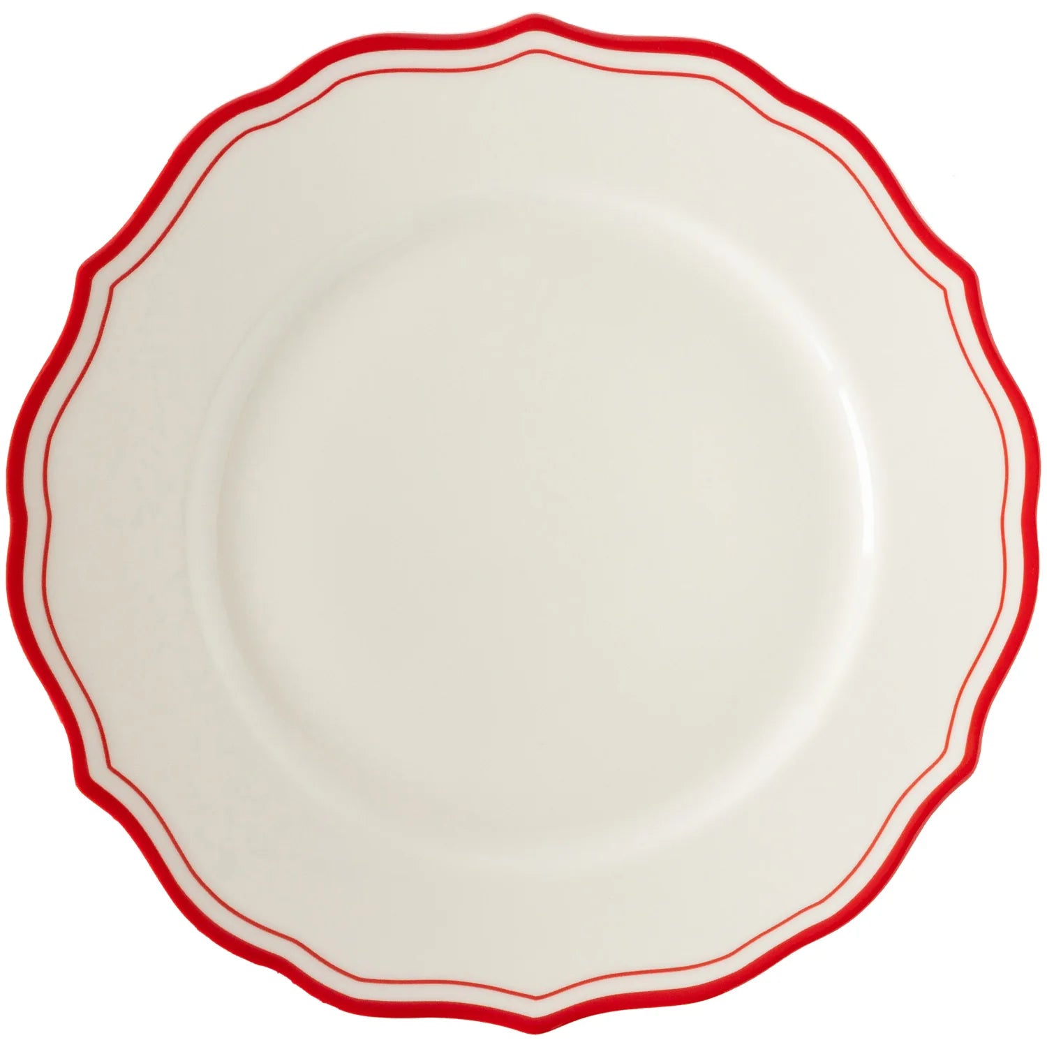 Red Icing on the Cake Dinner Plate