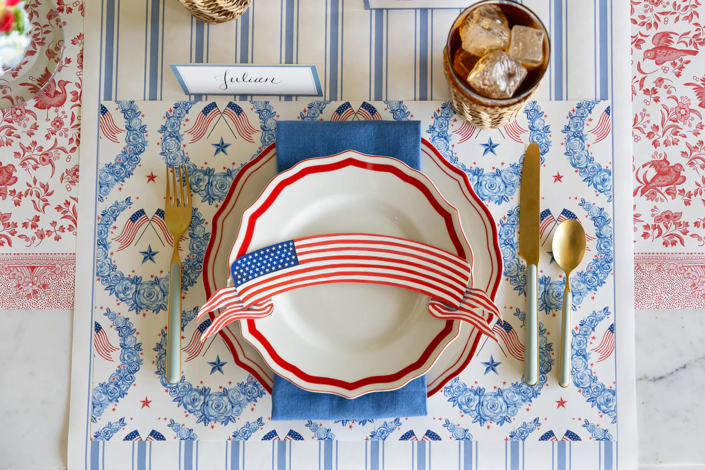 Red Icing on the Cake Dinner Plate