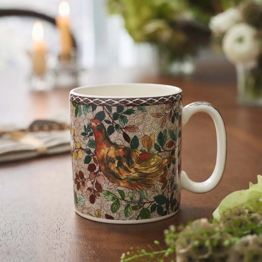 Woodland Accents Mug 9oz, Red Grouse