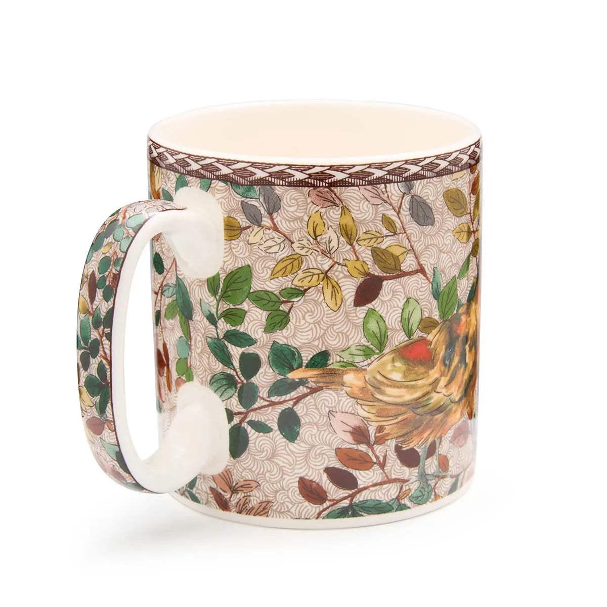 Woodland Accents Mug 9oz, Red Grouse