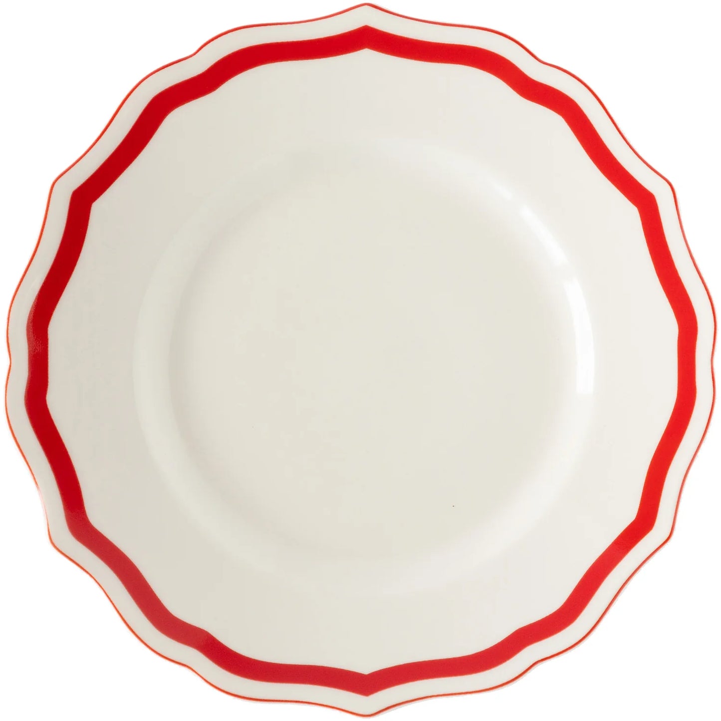 Red Icing on the Cake Salad Plate