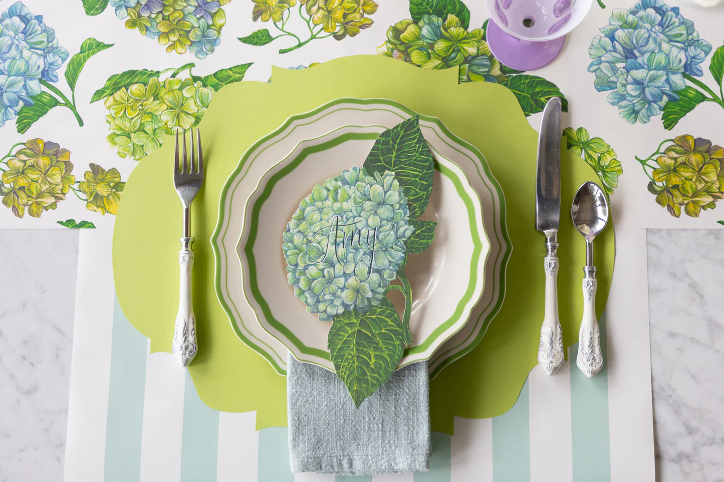 Green Icing on the Cake Salad Plate