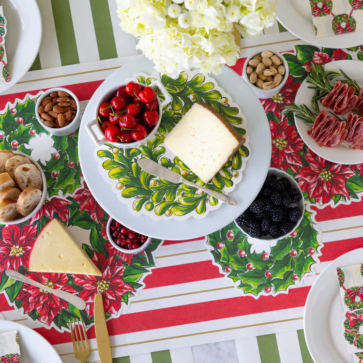 Hester & Cook “Holiday Wreath” Serving Papers