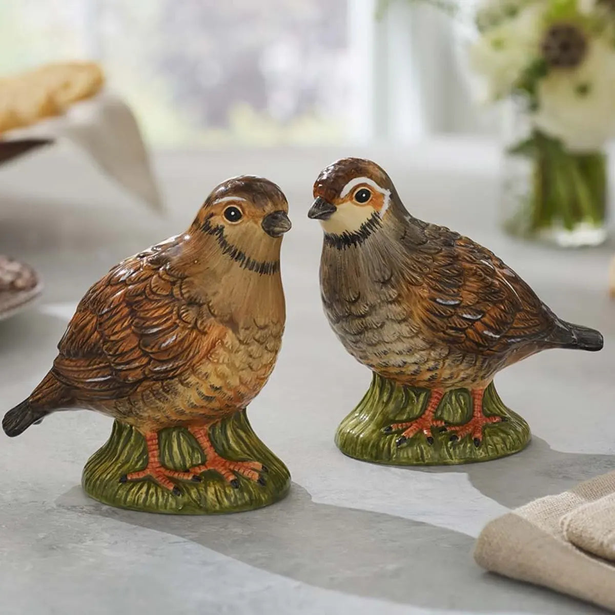 Spode Woodland Quail Salt & Pepper