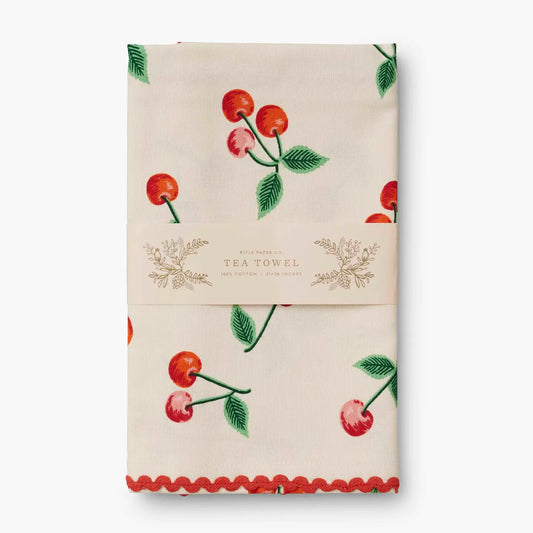 Cherries Tea Towel