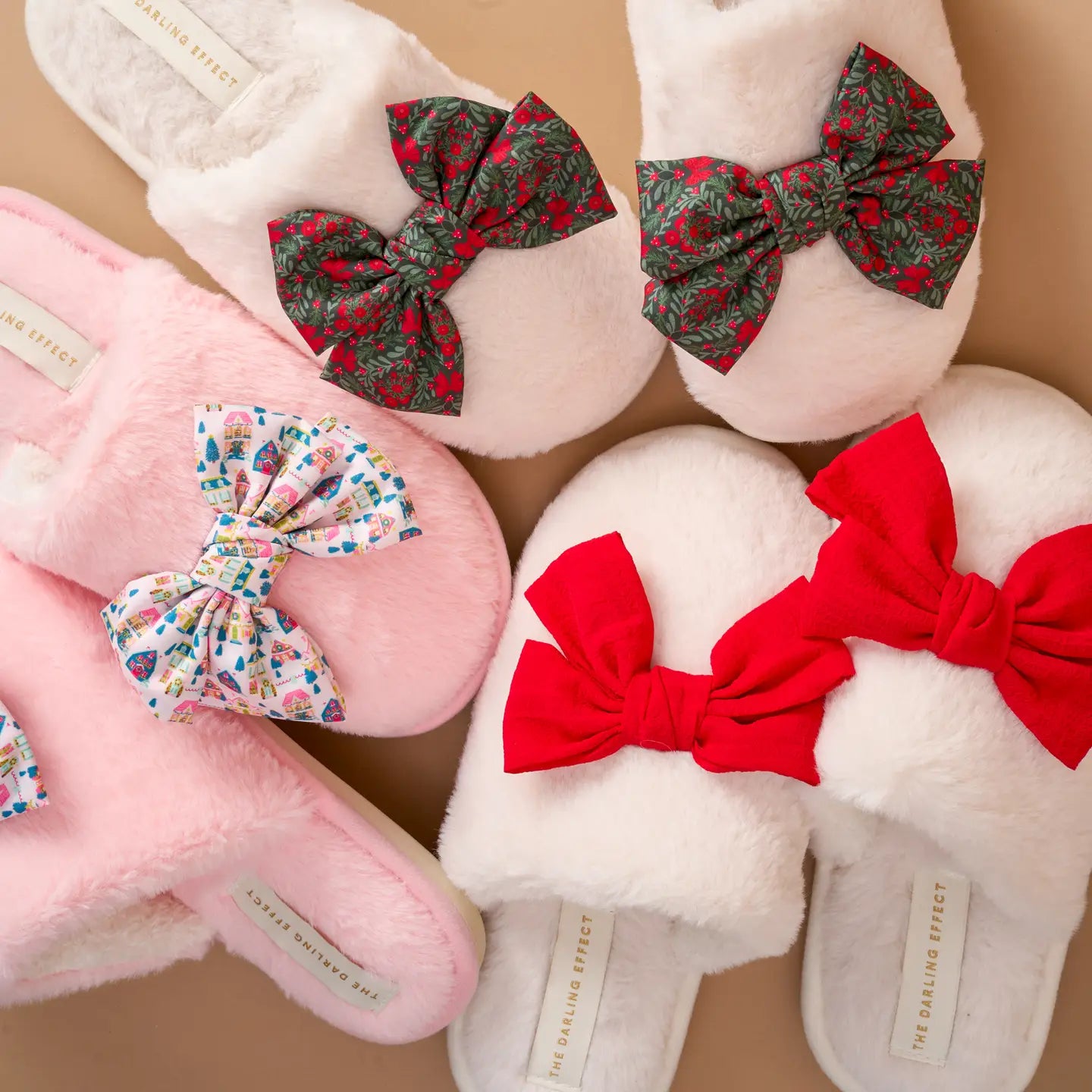 On Cloud Nine Slippers-Betty Bow A Merry Moment, Small/Medium