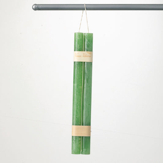 Vance Kitira 12" Aloe Hanging Timber Taper Candle, Set of 2