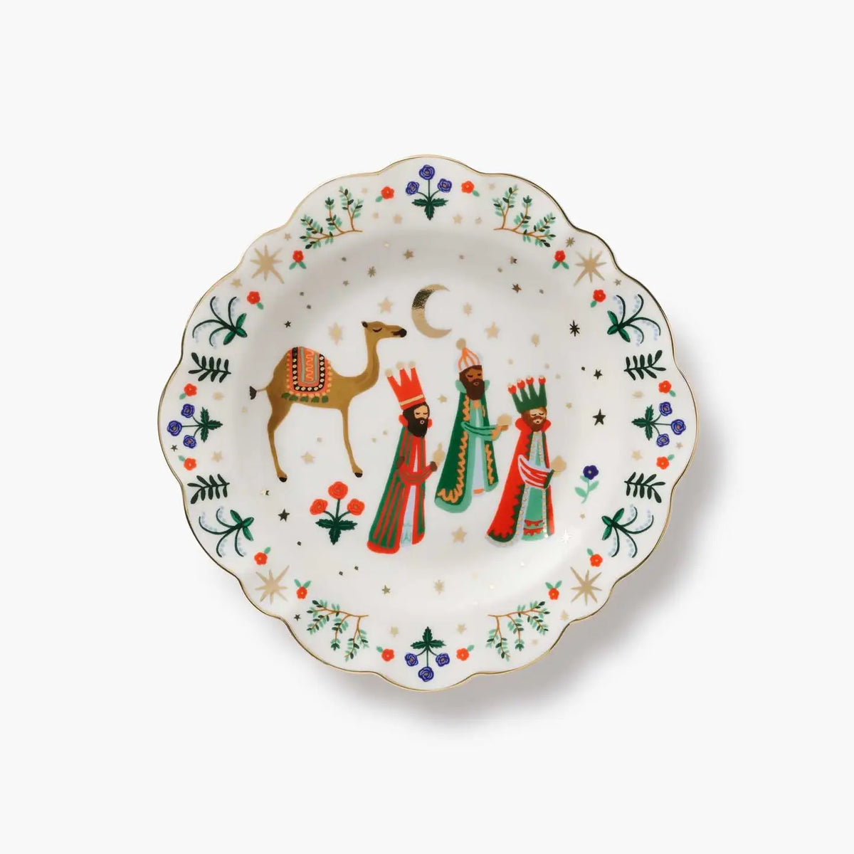 Nativity Porcelain Dessert Plate Set
