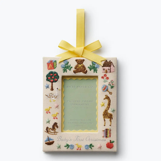 Baby's First Christmas Picture Frame Ornament