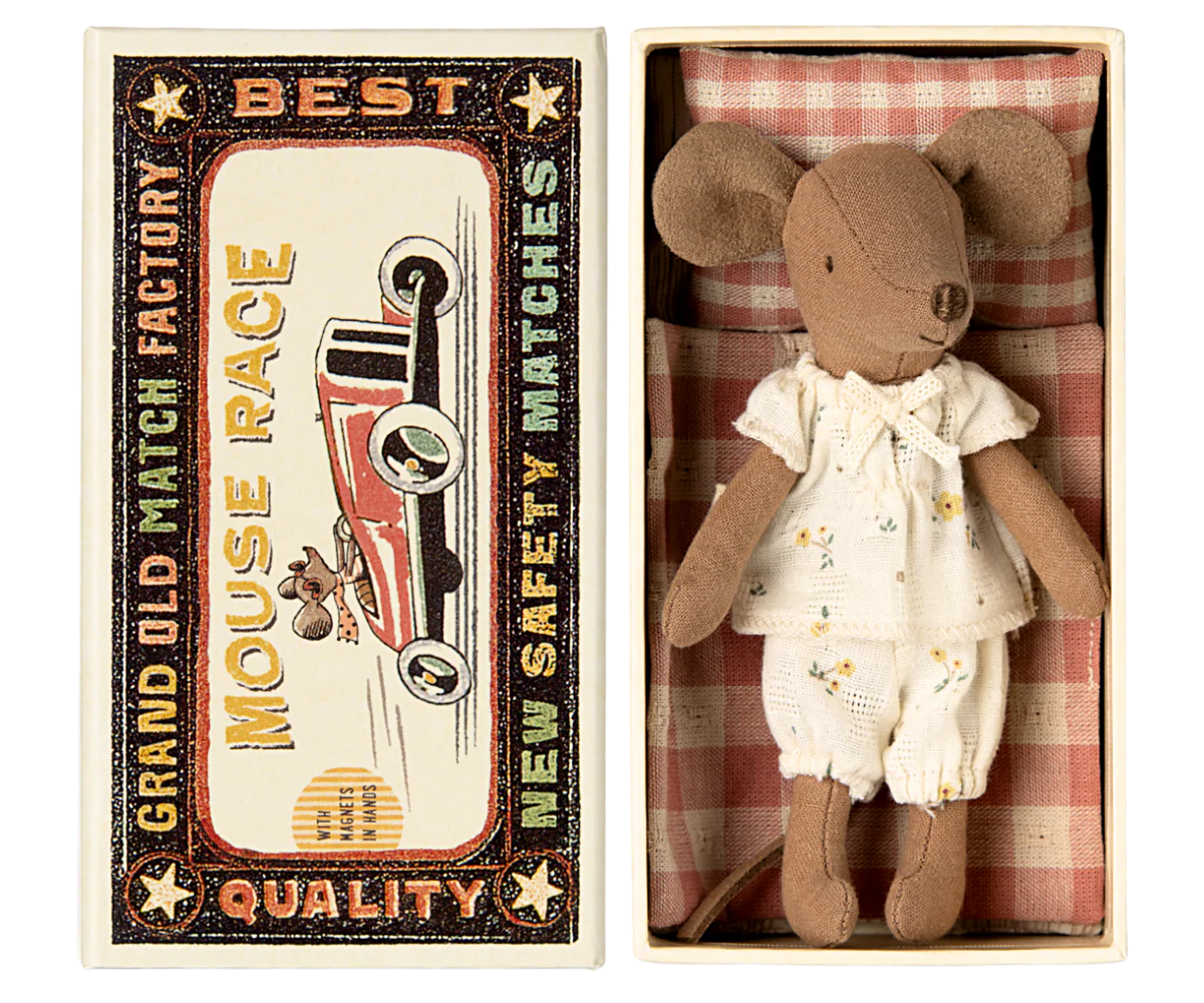 Maileg - Big Sister Mouse in Box, pajamas