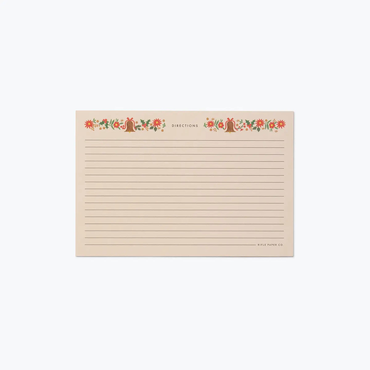 Pack of 12 Holly Jolly Recipe Cards