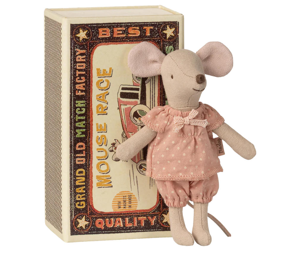 Maileg - Big Sister Mouse in Matchbox