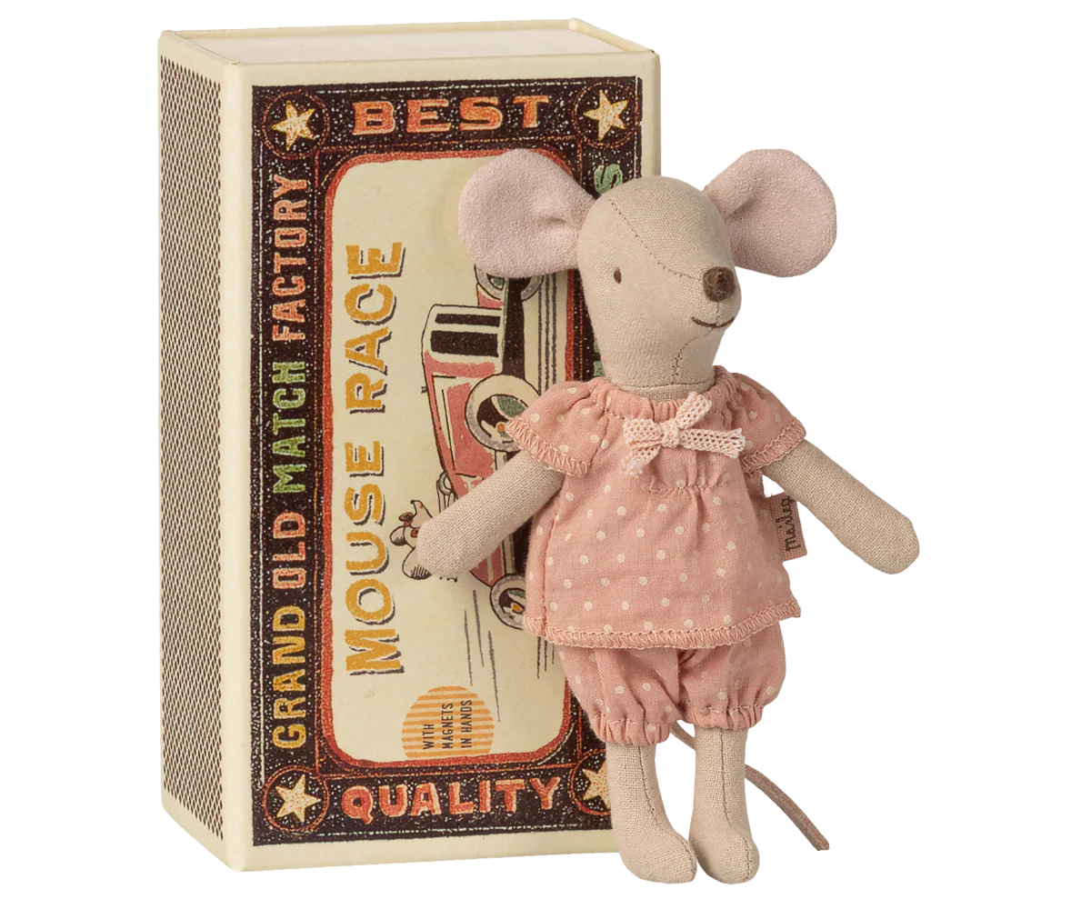Maileg - Big Sister Mouse in Matchbox