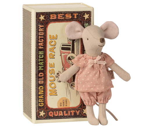 Maileg - Big Sister Mouse in Matchbox