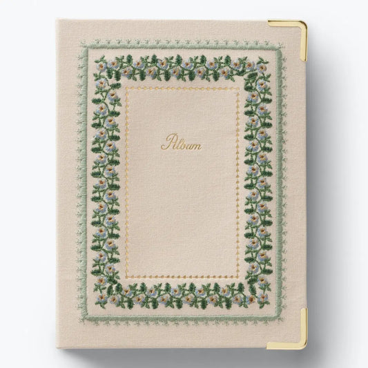 Portico Embroidered Small Photo Album