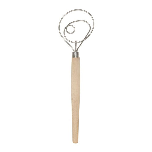 Dough Whisk – 12in Stainless Steel Bread & Batter Mixer