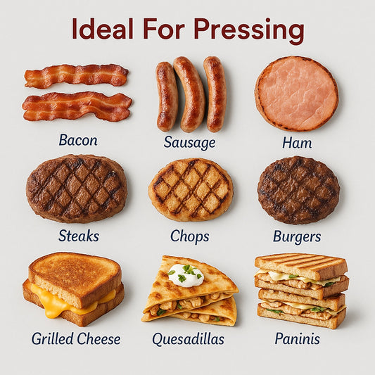Hic Kitchen Bacon Press and Steak Weight - Round