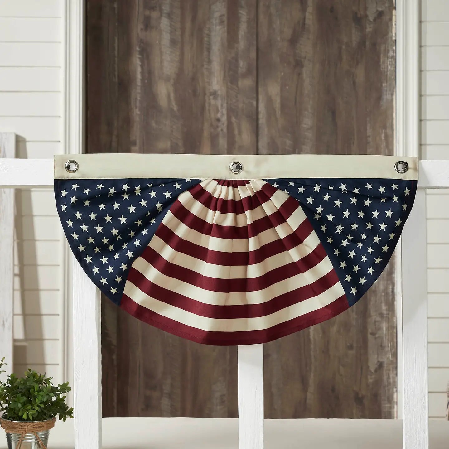 Stars and Stripes Bunting Flag - 12” x 24”