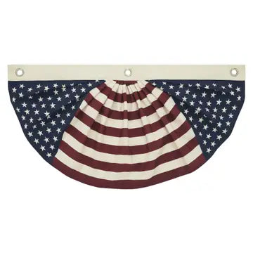 Stars and Stripes Bunting Flag - 12” x 24”