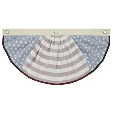 Stars and Stripes Bunting Flag - 12” x 24”